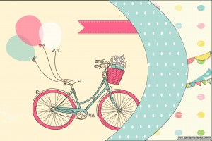 provencal bike party templates