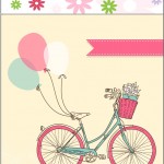 provencal bike party templates