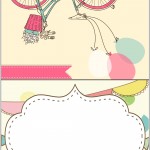 provencal bike party templates