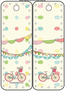 provencal bike party templates