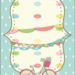 provencal bike party templates