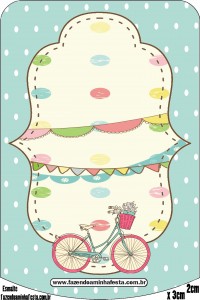 provencal bike party templates