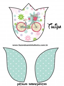 provencal bike party templates
